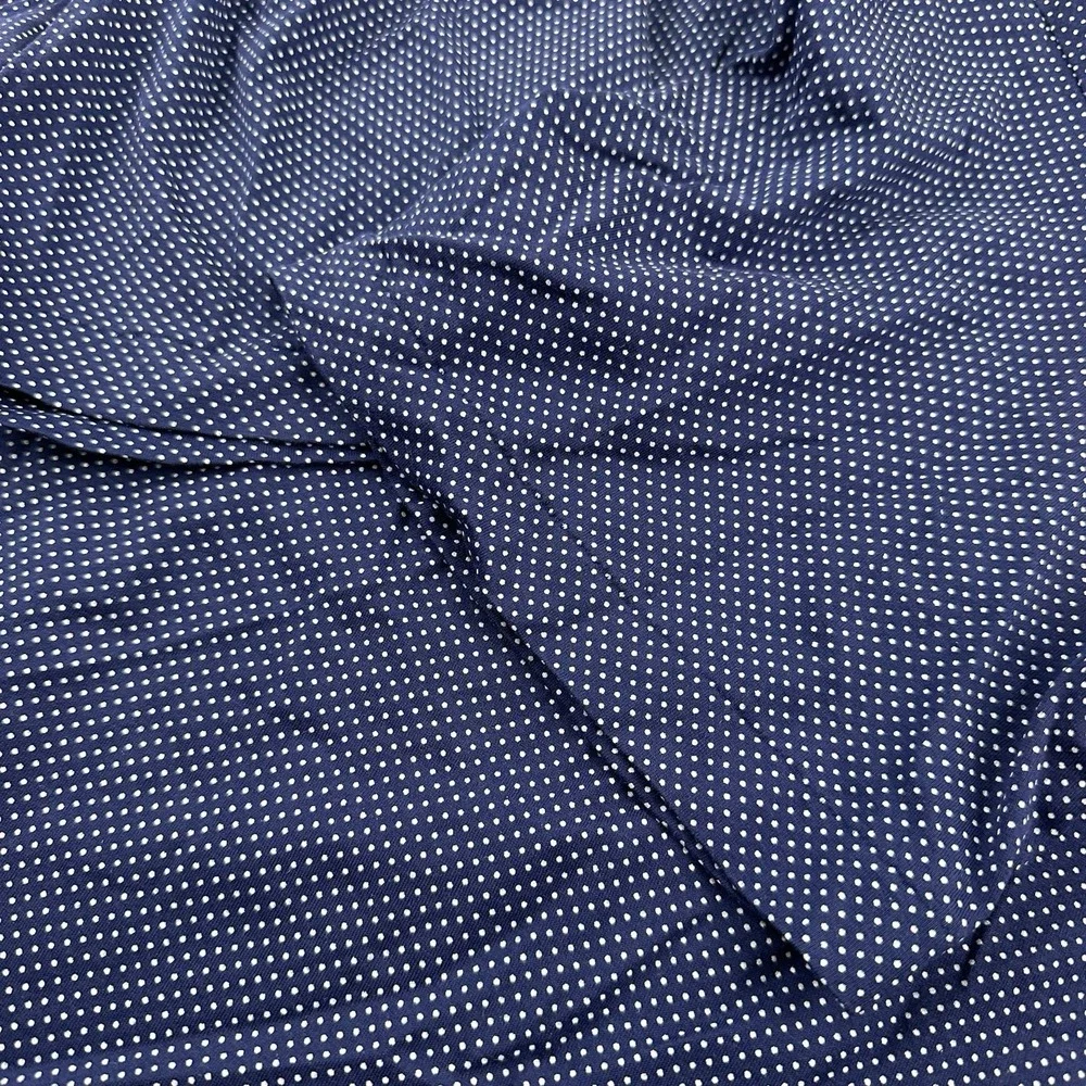 VTG Ralph Lauren Polo Golf Polka Dot Performance Shirt Men XL Blue Pima Cotton